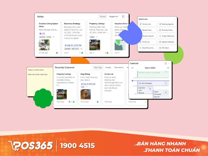 Phần mềm quản lý công việc bằng excel miễn phí - Evernote