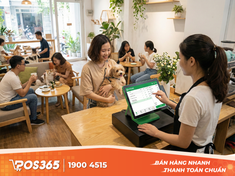 Mô hình cà phê thú cưng