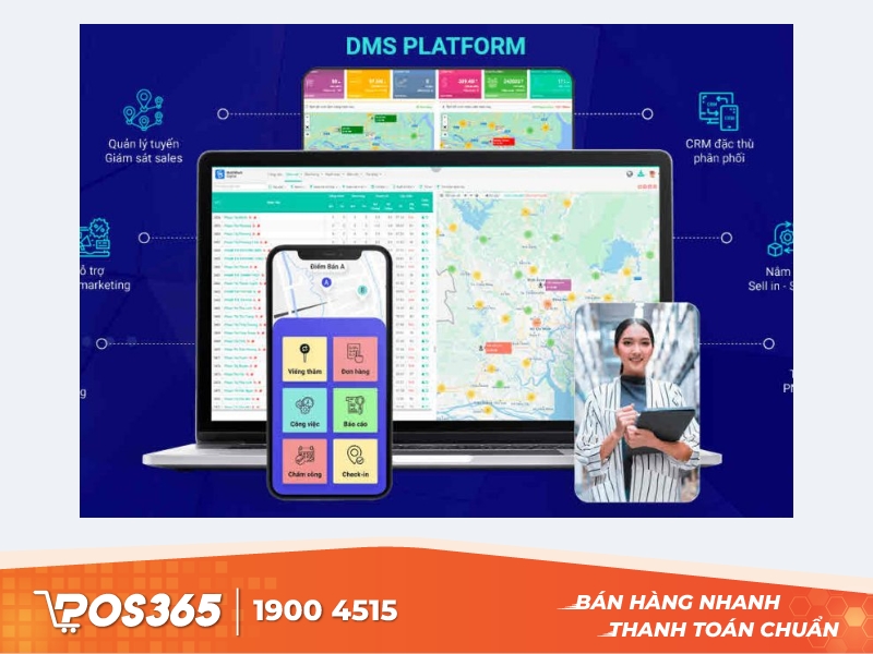 Phần mềm quản lý hệ thống phân phối Mobiwork DMS