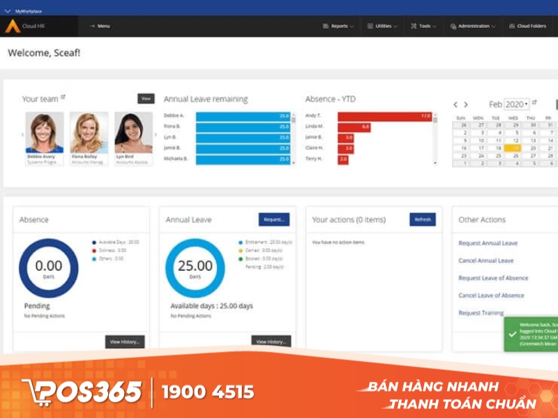 Cloud HR - nền tảng quản trị nhân sự hiện đại