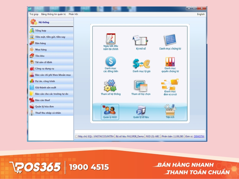 Phần mềm quản lý tài chính FAST