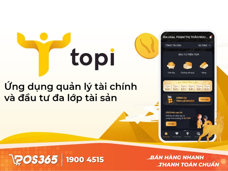 Phần mềm quản lý tài chính TOPI