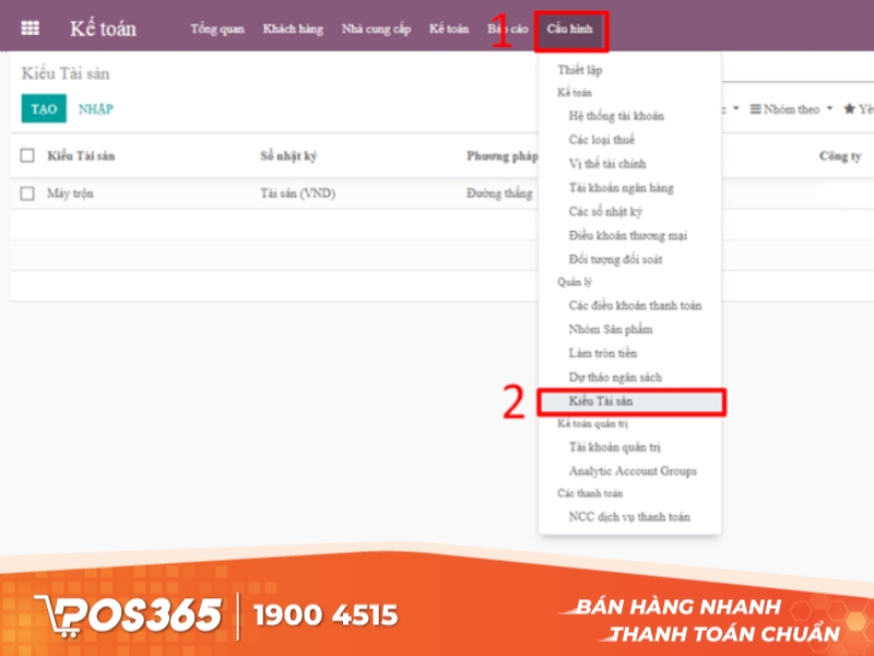 ERPVIET - Phần mềm quản lý tài sản miễn phí