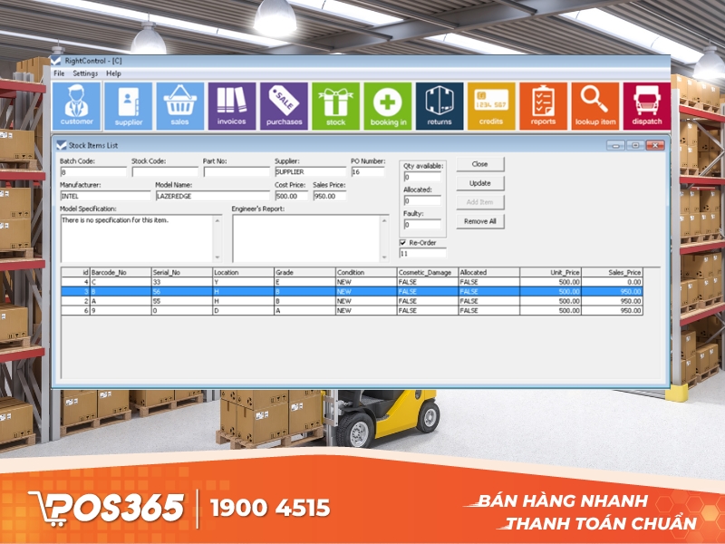 RightControl - Phần mềm quản lý kho miễn phí