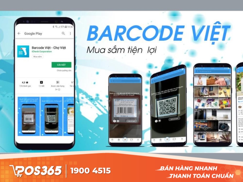 App check mã vạch chính hãng Barcode Việt