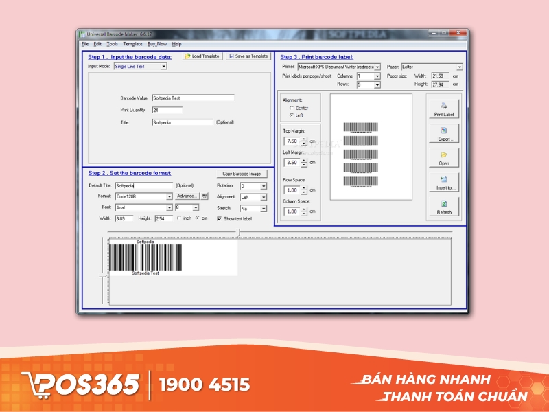 Ứng dụng tạo mã vạch trực tuyến Barcode Maker
