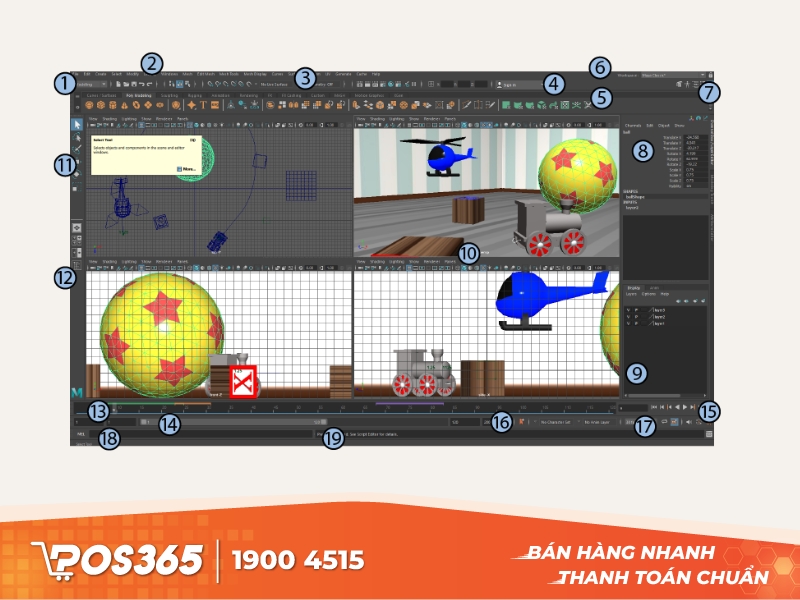 Giải pháp thiết kế nội thất Autodesk Maya