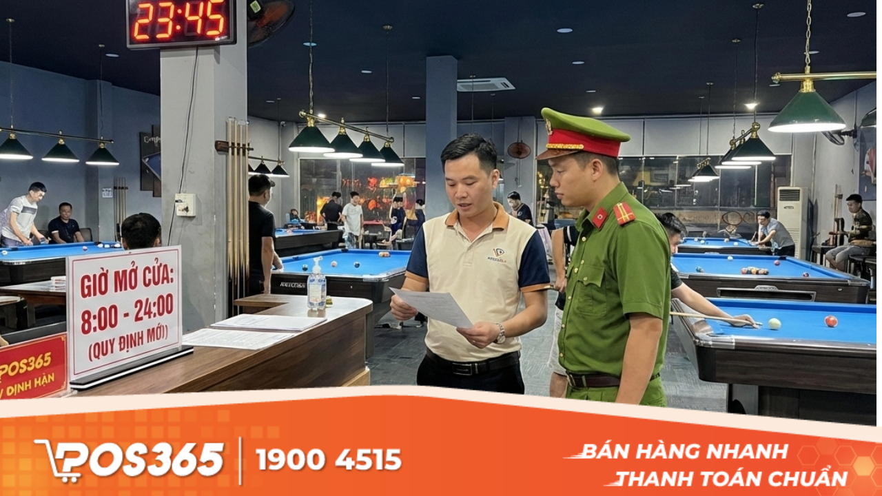 Quán bida được mở đến mấy giờ? Quy định mới nhất & mức phạt 2026