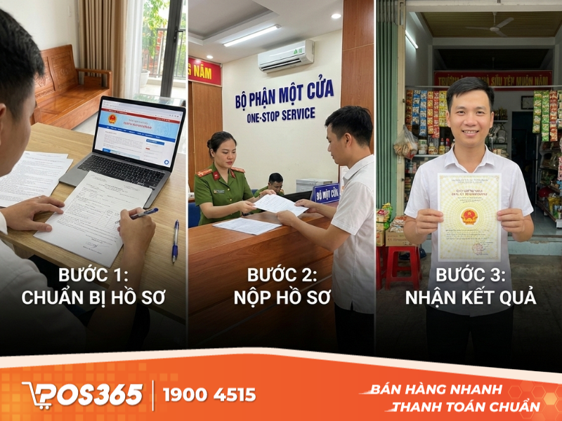 Ba bước đăng ký kinh doanh hộ gia đình