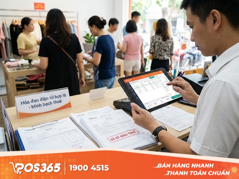 Phần mềm quản lý bán hàng POS365 - chìa khóa minh bạch thuế
