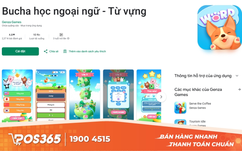 Bucha học tiếng Anh
