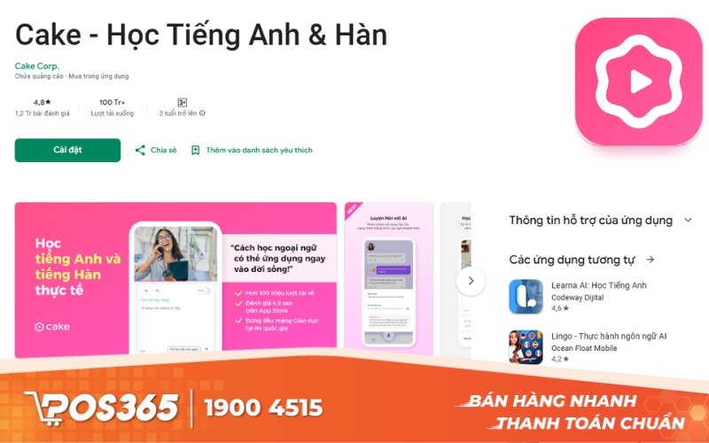 Cake - Ứng dụng học giao tiếp tiếng Anh miễn phí