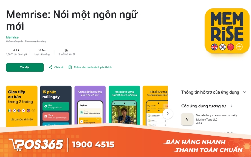 Memrise - App luyện nghe tiếng Anh miễn phí