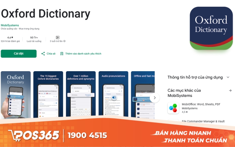 Oxford Dictionary - Công cụ học từ vựng chuẩn học thuật