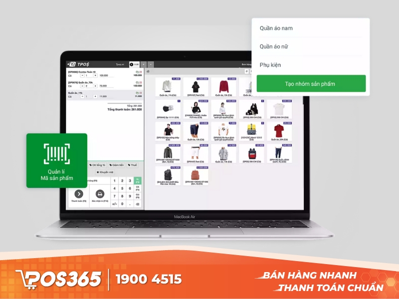 Phần mềm bán tiệm tạp hoá đơn giản, dễ sử dụng TPOS