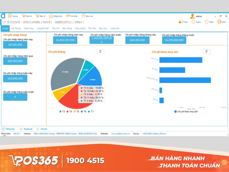 Công cụ quản lý tiệm tạp hoá miễn phí VZSoft