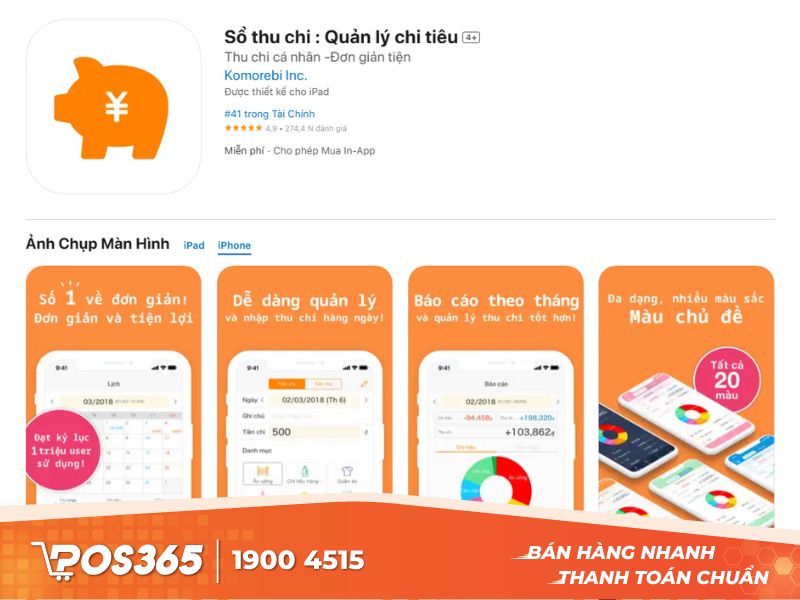 Công cụ kiểm soát thu chi chặt chẽ sổ chi tiêu