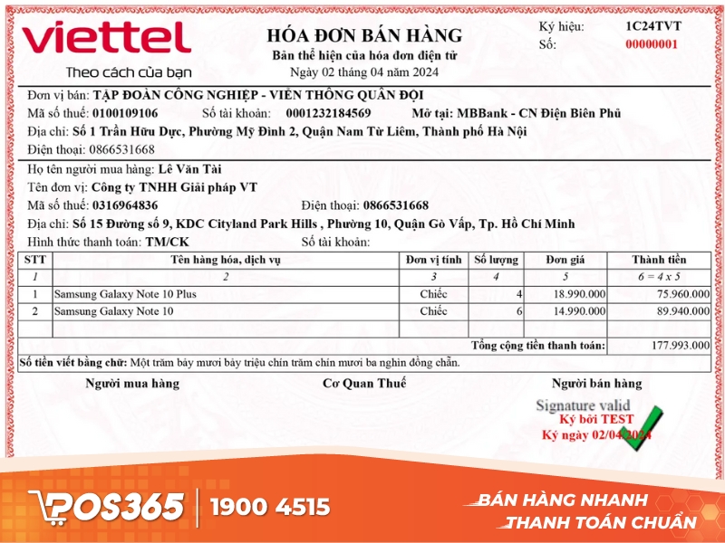 Các nguyên tắc cơ bản của hóa đơn điện tử khởi tạo từ máy tính tiền