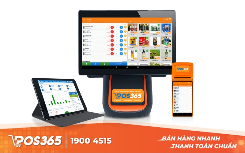 POS365 - Phần mềm bán hàng tích hợp máy tính tiền hiện đại