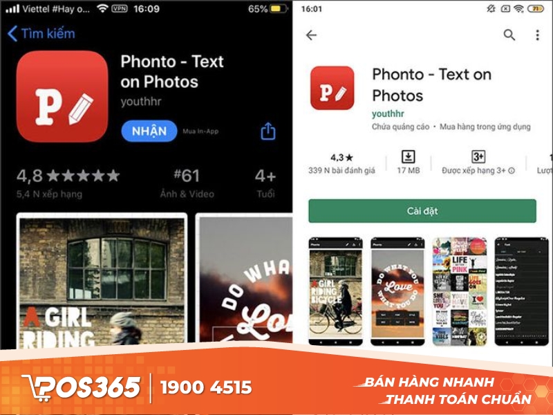 Công cụ ghép chữ vào ảnh miễn phí