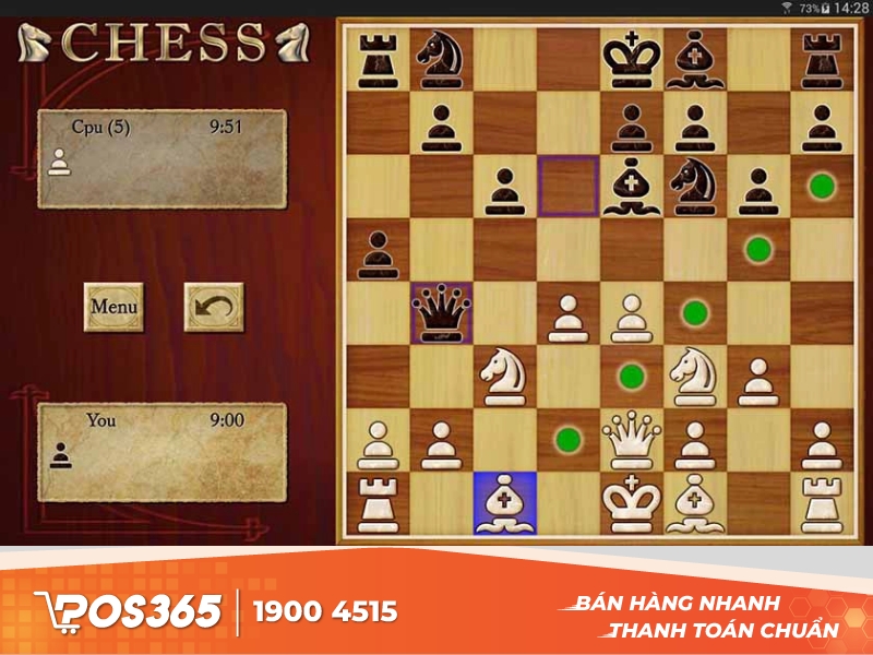 Công cụ chơi cờ vua chuyên nghiệp với Pocket Chess