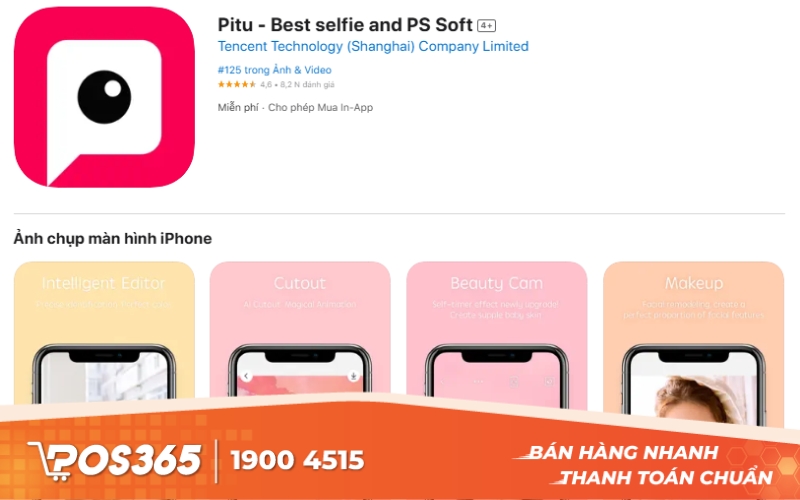 Pitu - Ứng dụng chụp ảnh làm đẹp miễn phí