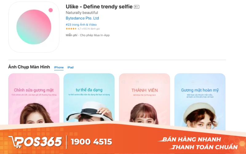 Ulike - Ứng dụng camera làm đẹp chuyên nghiệp