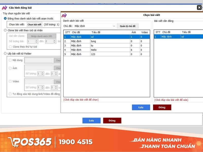 Công cụ đăng bài tự động trên facebook miễn phí
