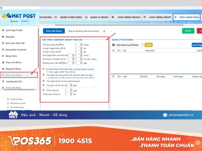 MKT Viral là một ứng dụng đăng bài tự động