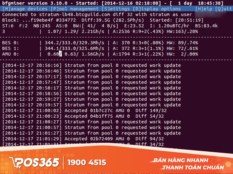 Phần mềm đào coin đa dạng tính năng