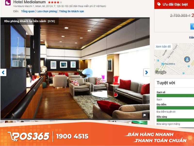 Nền tảng đặt phòng khách sạn và tích điểm thông minh Hotels.com