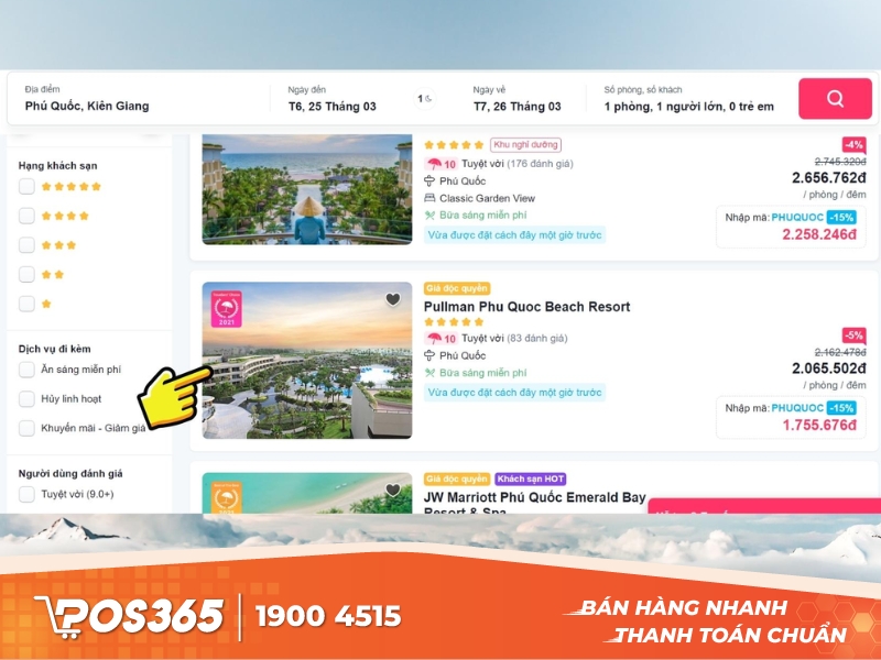 Phần mềm đặt khách sạn uy tín tại Việt Nam
