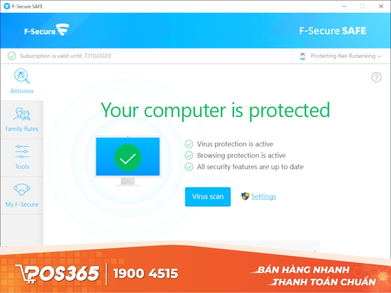 Diệt virus nhanh chóng với phần mềm F-Secure