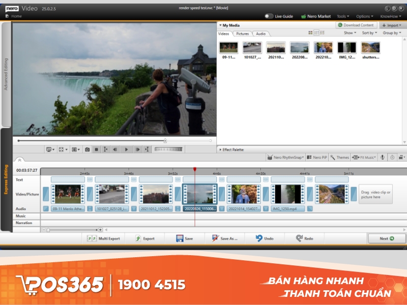 Chỉnh sửa video cho người mới bắt đầu với Nero Video