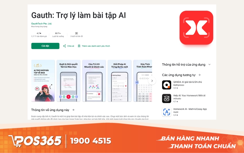 Gauth - Giải toán bằng ảnh, lời giải chi tiết