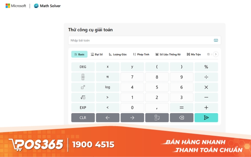 Microsoft Math Solver - Ứng dụng giải toán chính xác, dễ dùng