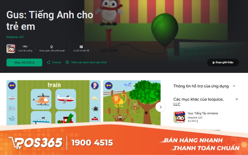 Gus on the Go: English - App học từ vựng tiếng Anh