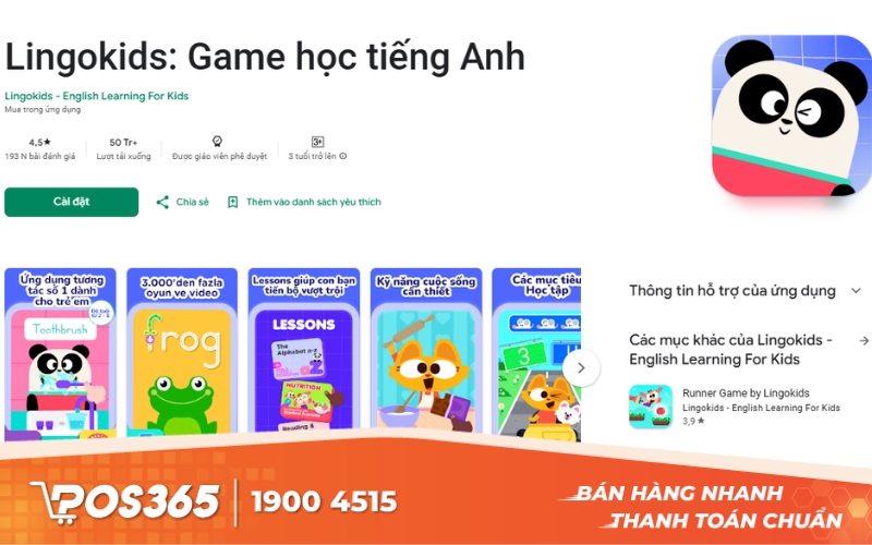 Lingokids - Phần mềm học tiếng Anh thiết kế riêng cho trẻ em