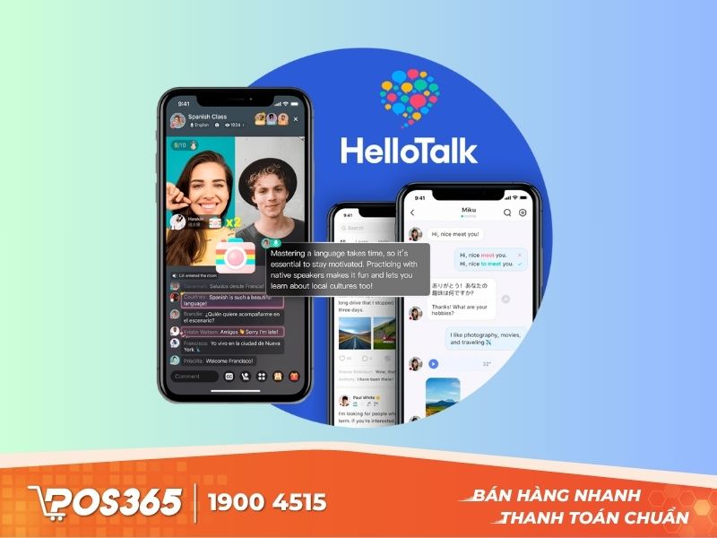 Phần mềm học tiếng anh toàn cầu HelloTalk