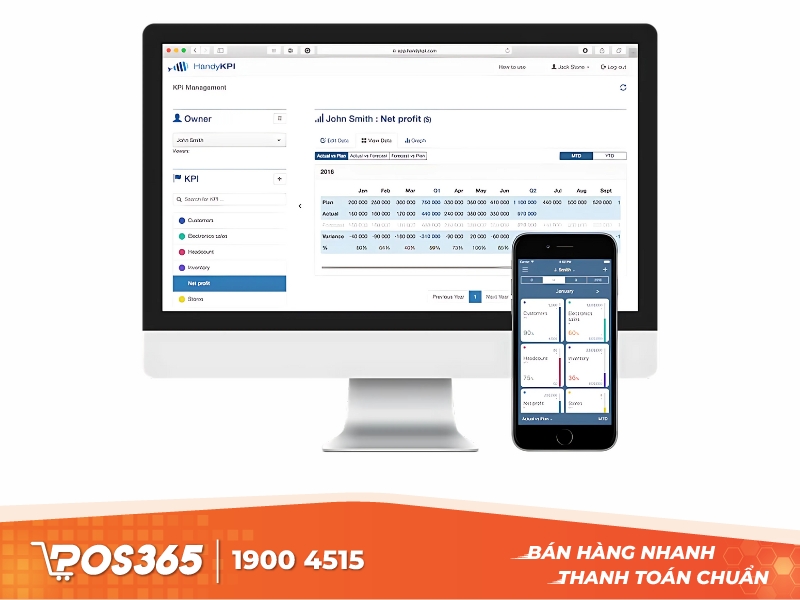 Quản trị hiệu suất hiệu quả với phần mềm Handy KPI