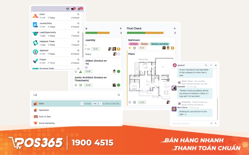 Odoo -  Phần mềm ERP mạnh mẽ với quản lý kho theo vị trí chuyên sâu