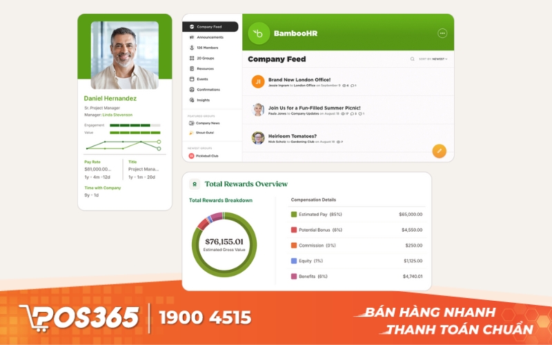 BambooHR - Quản lý nhân sự trên nền tảng điện toán đám mây