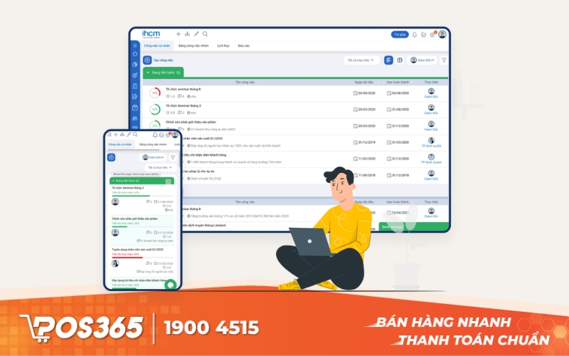 IHCM - Giải pháp quản lý nguồn nhân sự tối ưu