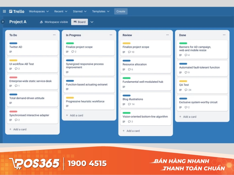 Phần mềm quản lý xây dựng Trello hàng đầu Việt Nam