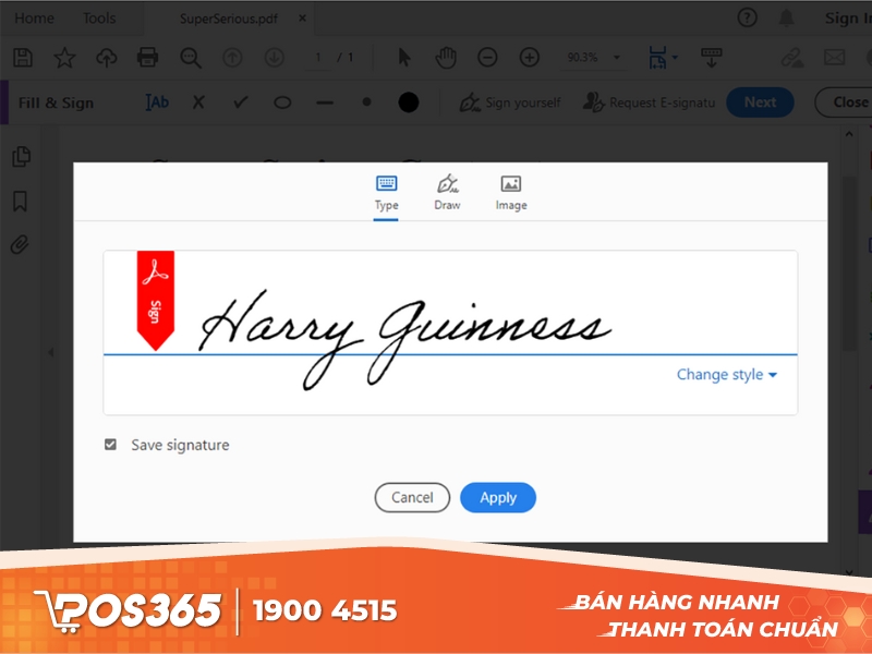 My Live Signature là phần mềm tạo chữ ký online đơn giản