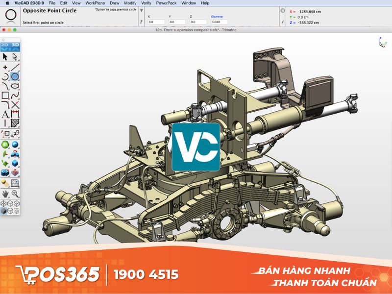 Công cụ vẽ 3D đa năng trên máy tính đáp ứng đa tác vụ