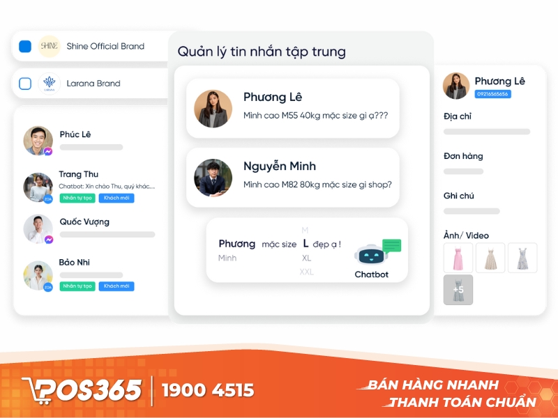 Công cụ quản lý bán hàng facebook Sapo