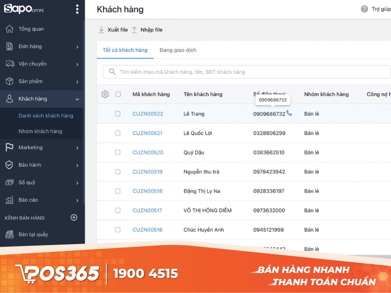 Sapo - công cụ kiểm soát hàng hóa đa kênh chuyên biệt
