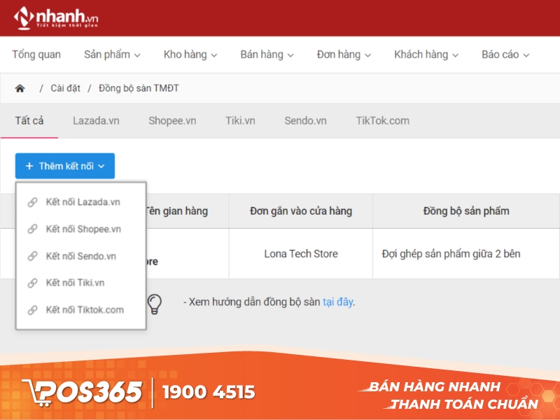 Nhanh.vn - giải pháp quản lý bán hàng toàn diện