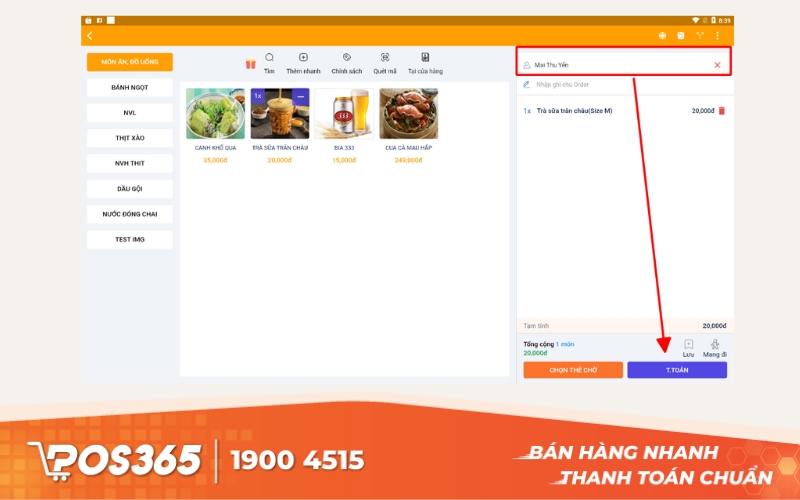 Posapp User phần mềm tích điểm cùng nhiều chức năng ấn tượng